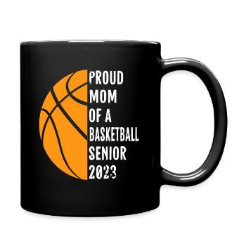 Class Of 2023 Senior Proud Mom Of A Senior 2023 - Full Colour Mug - black - Right