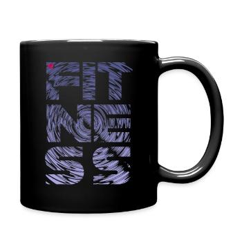 FITNESS storm II - Tasse einfarbig - Schwarz - Rechts