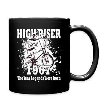 HIGH RISER - 1967 - Year of birth - Bonanzarad - Full Colour Mug - black - Right