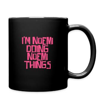 I'm Noemi doing Noemi things - Full Colour Mug - black - Right
