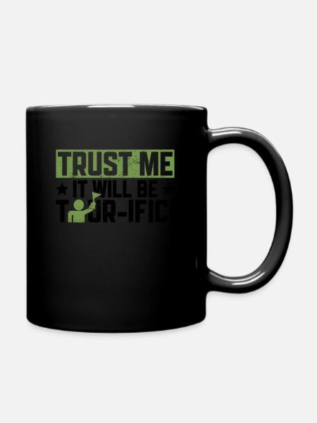 Reiseberater-design Für Einen Stadtführer - Full Colour Mug - black