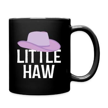 Country Western Theme Sorority Reveal Little Haw - Full Colour Mug - black - Right