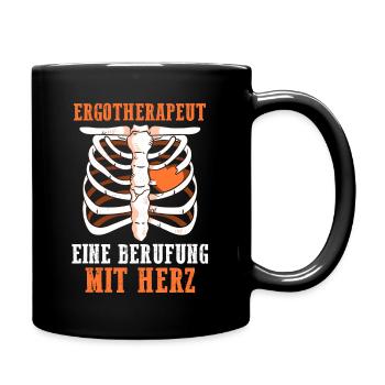Ergotherapie Ergotherapeut - Tasse einfarbig - Schwarz - Rechts