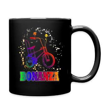 HIGH RISER - Bonanza Wheel - Flower Power - Polo Wheel - Full Colour Mug - black - Right