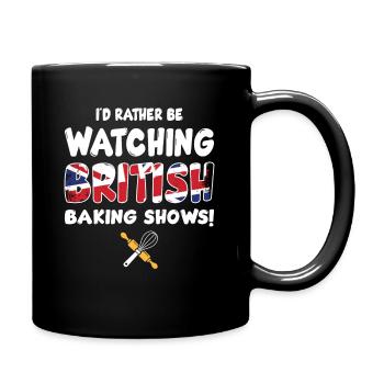 Britisch Baking Show - Tasse einfarbig - Schwarz - Rechts