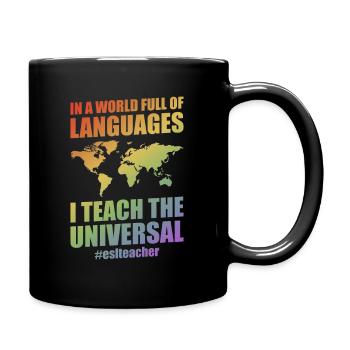 Enseignant d’anglais langue seconde |Langue anglaise |Pour les enseignants d’anglais langue seconde - Mug uni - noir - Droite