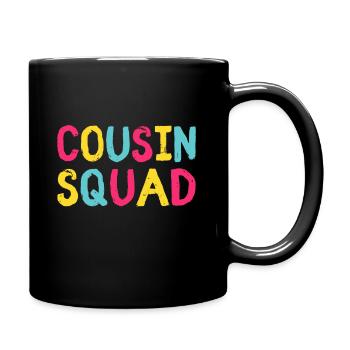 Cousin Squad Crew Familie Matching Gruppe Erwachsene Kinder - Tasse einfarbig - Schwarz - Rechts
