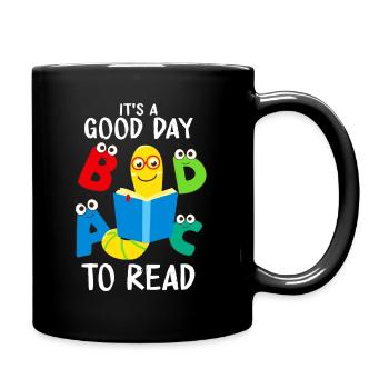 It's a Good Day to Read Book Day Costumes - Full Colour Mug - black - Right
