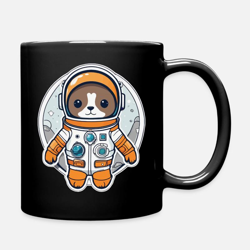 Astro Otter - Tasse einfarbig - Schwarz