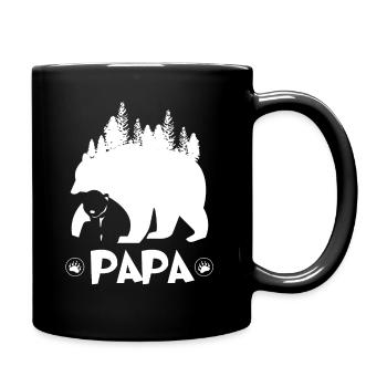 Papa Bear - Full Colour Mug - black - Right