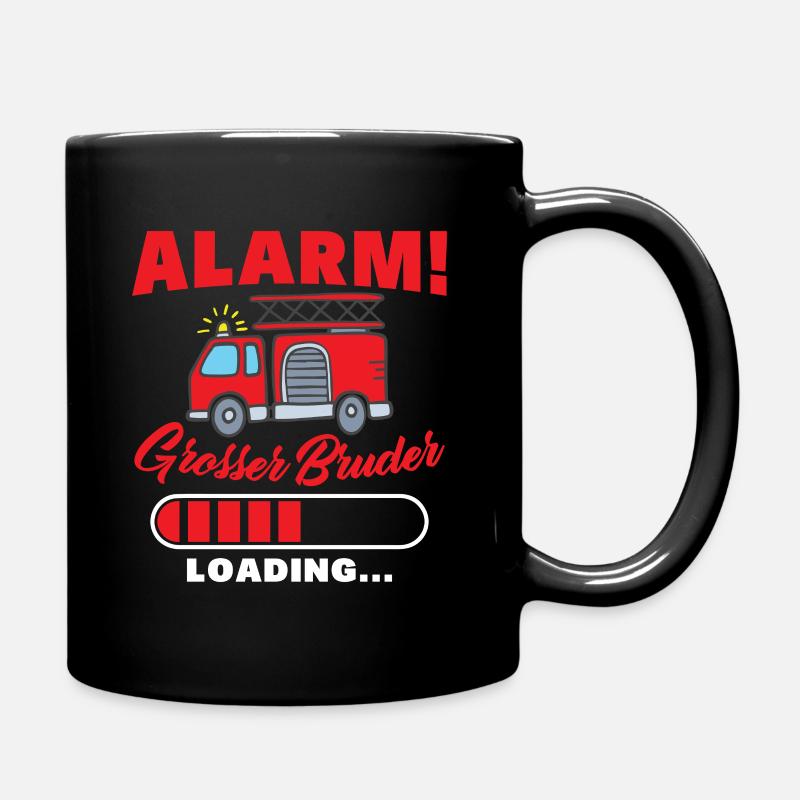 Ich Werde Großer Bruder Fuchs Brüder Geschenk - Tasse einfarbig - Schwarz