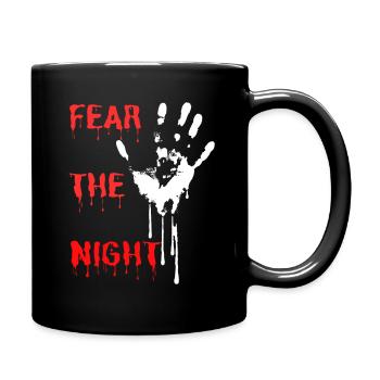 "Fear the Night", L'horreur et la Peur - Mug uni - noir - Droite