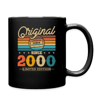 Vintage 23/24 Jahre Geburtstag Retro - Mug uni - noir - Droite