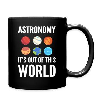 Astronomie -Humor Meteorologe - Tasse einfarbig - Schwarz - Rechts