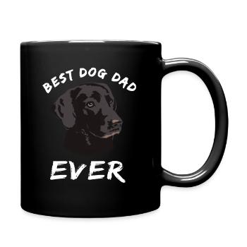Bester Hundevater aller Zeiten Black Lab - Tasse einfarbig - Schwarz - Rechts