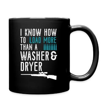 Drôle de cadeau de chasse au cerf pour les femmes de chasse - Mug uni - noir - Droite