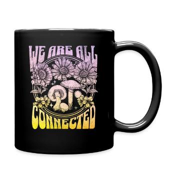 We Are All Connected - Full Colour Mug - black - Right