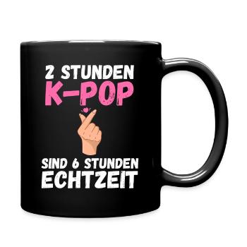 Korea Musik Kpop - Tasse einfarbig - Schwarz - Rechts