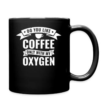Aimez-vous le café? - Mug uni - noir - Droite