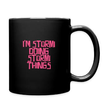 I'm Stormi doing Stormi things - Full Colour Mug - black - Right