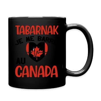 Je peux pas cadeau voyage au canada homme femme - Mug uni - noir - Droite
