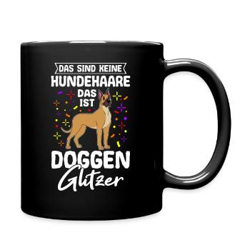 Great Dane Walking Dog Owner Dog Gift Hun - Full Colour Mug - black - Right