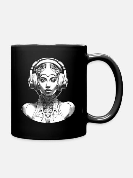 Fans électro : révolution du maillot musical - Mug uni - noir