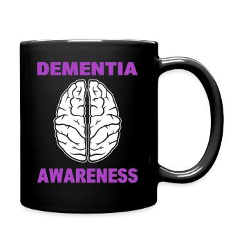 Dementia Awareness Neurologe - Tasse einfarbig - Schwarz - Rechts