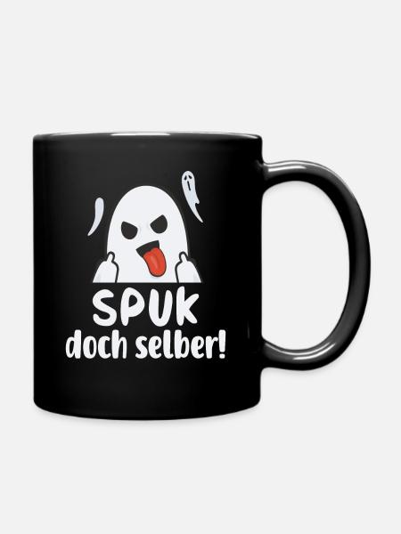Spuk doch selber - Tasse einfarbig - Schwarz