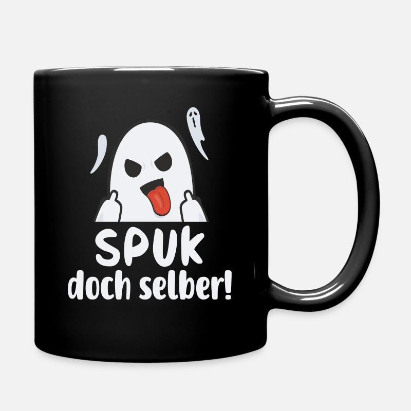 Spuk doch selber - Tasse einfarbig - Schwarz