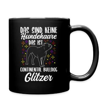 Continental Bulldog Hundebesitzer Hund Hundeliebha - Tasse einfarbig - Schwarz - Rechts