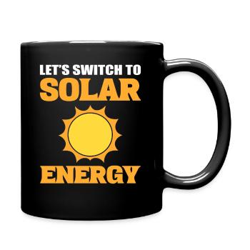 Solarenergie Energie Solarenergie -Inventar - Tasse einfarbig - Schwarz - Rechts