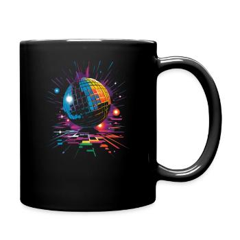 Couleurs de balle disco - Mug uni - noir - Droite