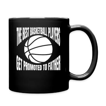 Basketballspieler Basketballteam Basketball - Tasse einfarbig - Schwarz - Rechts