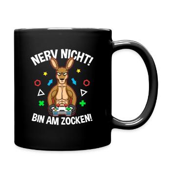 Controller Videospiel Zocker Gamer Computerspiel - Tasse einfarbig - Schwarz - Rechts