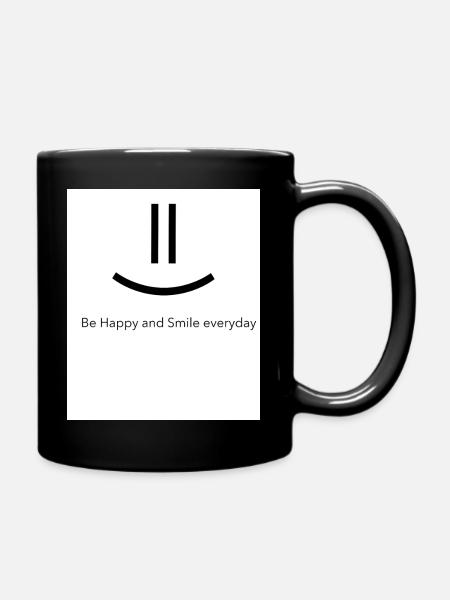 blank canvas designs - Tasse einfarbig - Schwarz