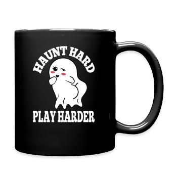 aunted Hard Play Tee Spirited Fun Festive - Mug uni - noir - Droite