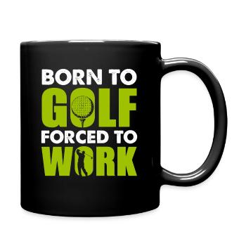 Golf Golf Terrain de golf Golf Ball Golf Club - Mug uni - noir - Droite