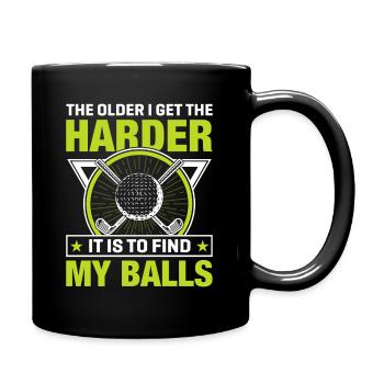 Jouer au golf, c’est vivre !- Swing the golf club - Mug uni - noir - Droite