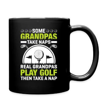 Jouer au golf, c’est vivre !- Swing the golf club - Mug uni - noir - Droite