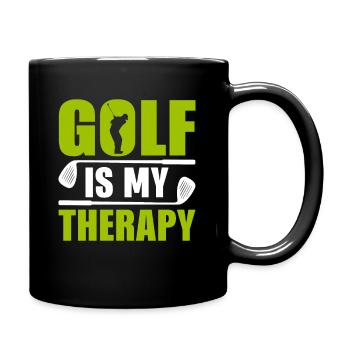 Jouer au golf, c’est vivre !- Swing the golf club - Mug uni - noir - Droite