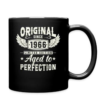 1966 Anniversaire du millésime - Mug uni - noir - Droite