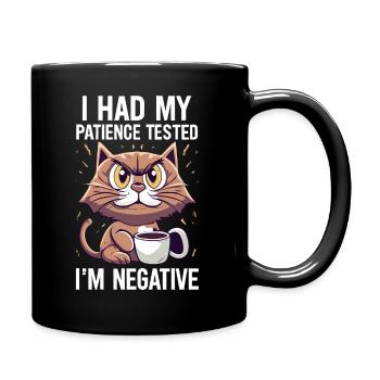 Funny Cat Lover Cat Cat Saying - Full Colour Mug - black - Right