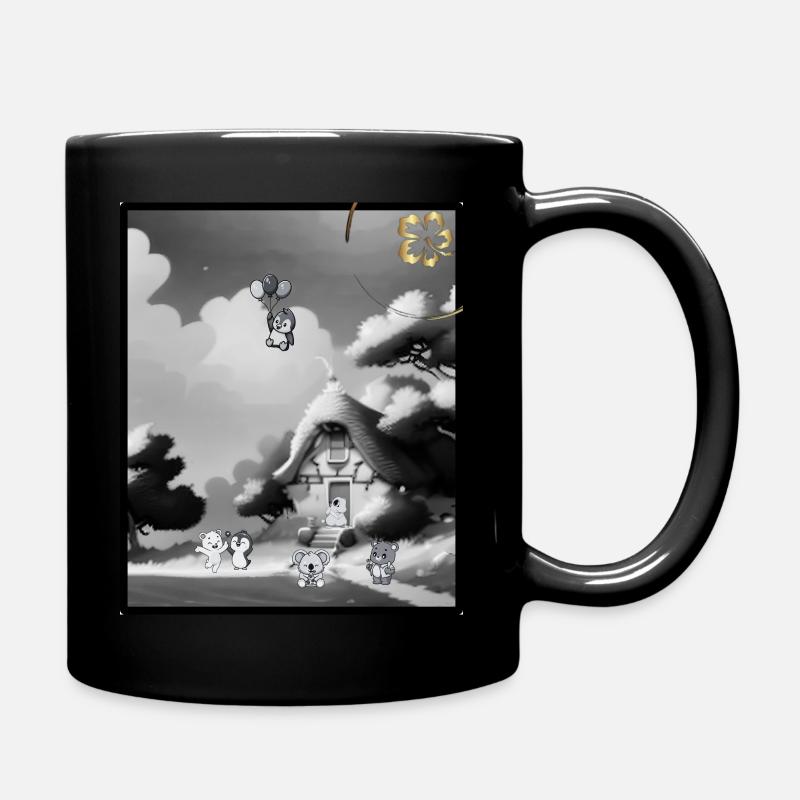 Nostalgic Friends - Full Colour Mug - black