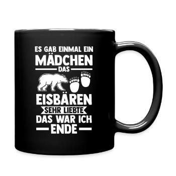 Eisbär Eisbären - Tasse einfarbig - Schwarz - Rechts