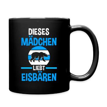 Eisbär Eisbären - Tasse einfarbig - Schwarz - Rechts