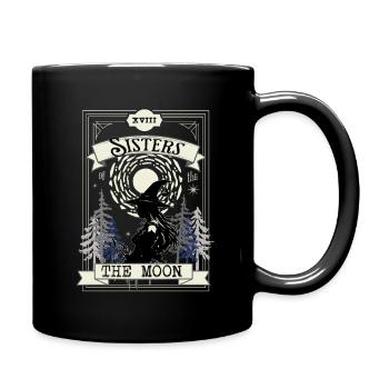 Tarot inspired Witch design - Full Colour Mug - black - Right