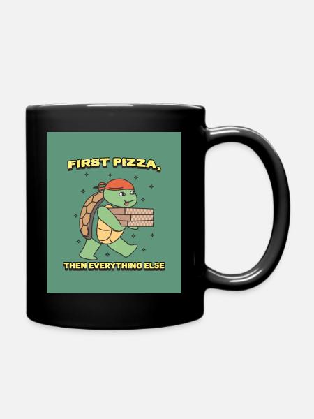 illustrated t shirt design template featuring - Tasse einfarbig - Schwarz