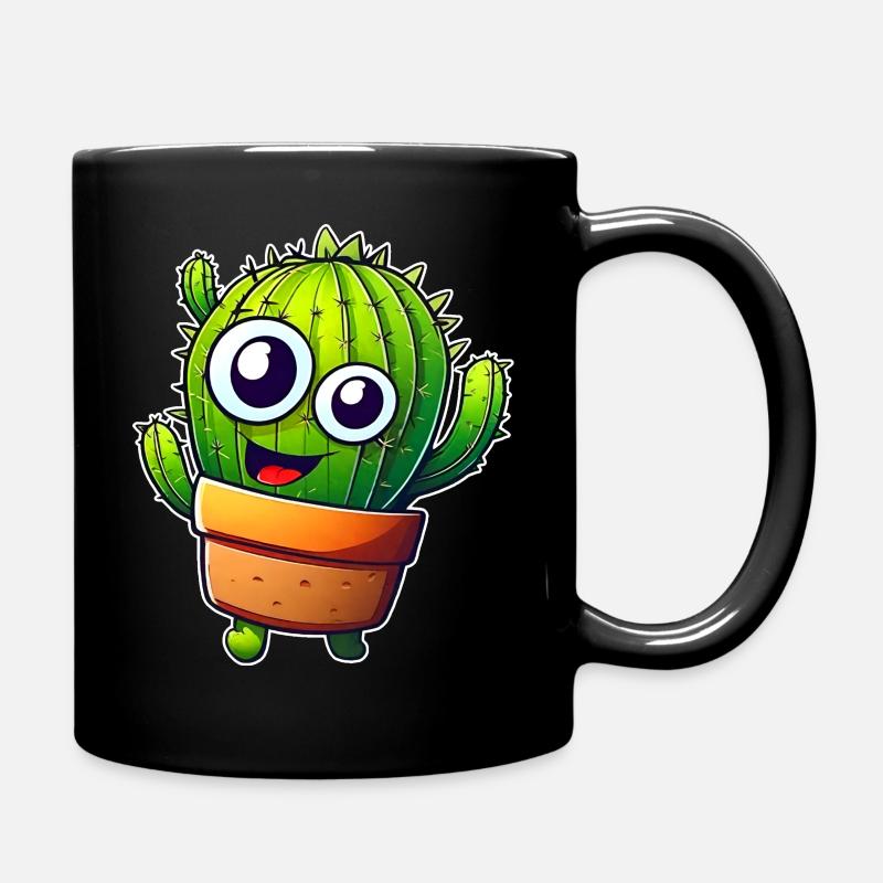 Mon petit cactus vert - Mug uni - noir