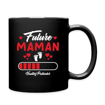 Future Maman Cadeau Nouvelle Naissance Future Mama - Mug uni - noir - Droite